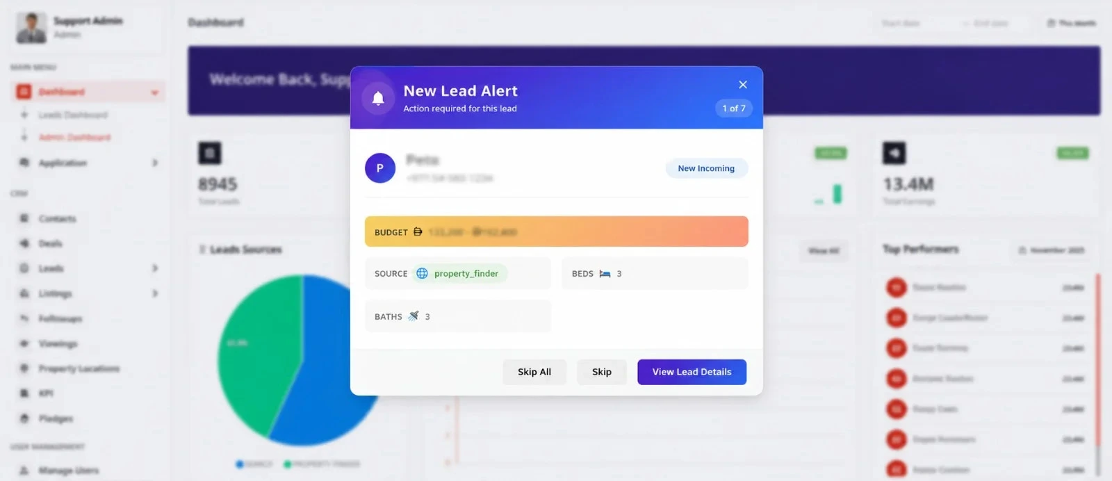 Enterprise Real Estate CRM project preview